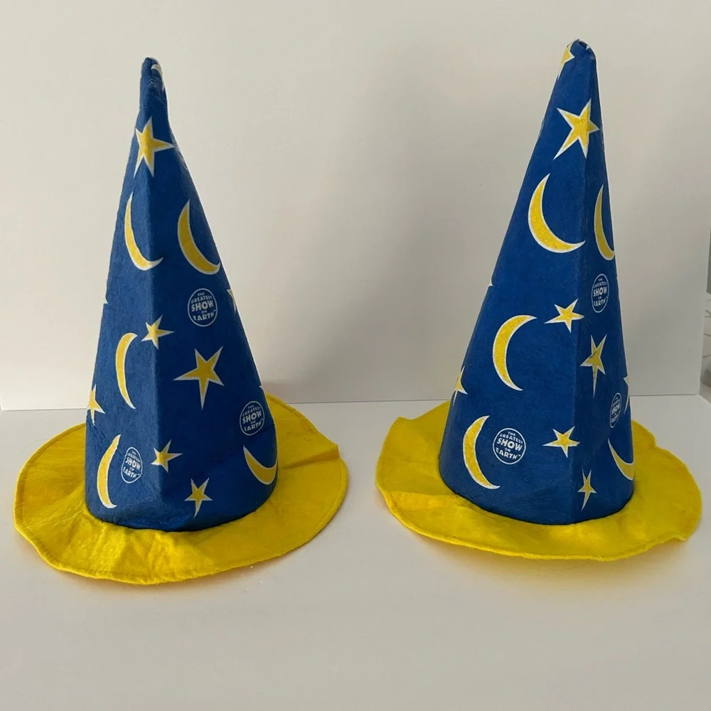 🦋 5/$25 - (2008) Ringling Brothers ‘Greatest Show On Earth’ Circus Wizard Hats